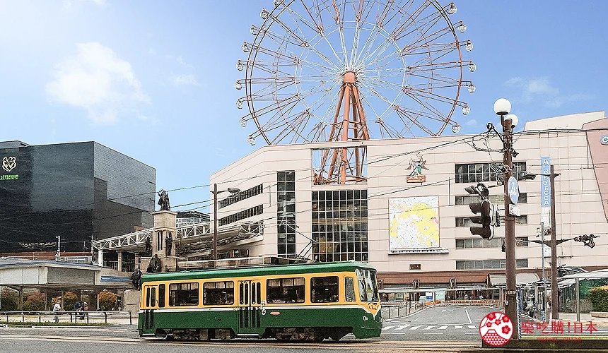 AMU PLAZA鹿兒島外觀頂樓有摩天輪